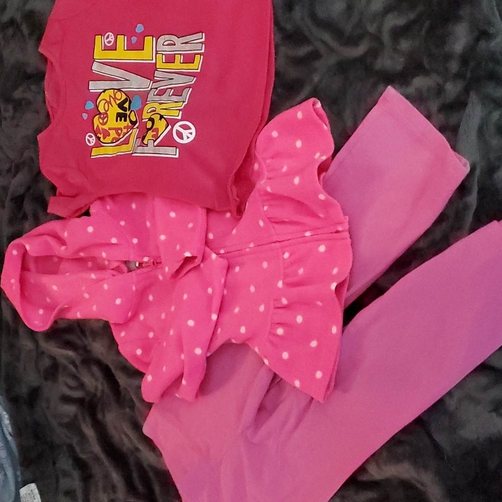 Pink toddler outfit